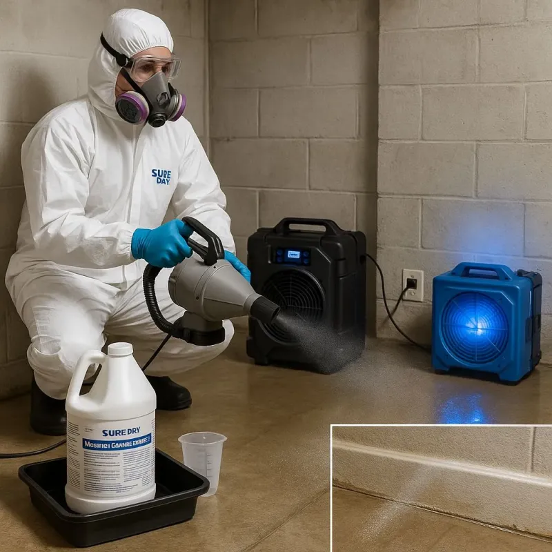 Sanitization and Odor Removal process in Merritt Park, NY